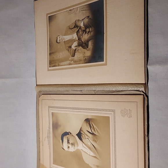 Antique Distinguished Men Cabinet Card  Photos Sol Young Studios & FH Tims Photo - Picture 1 of 10